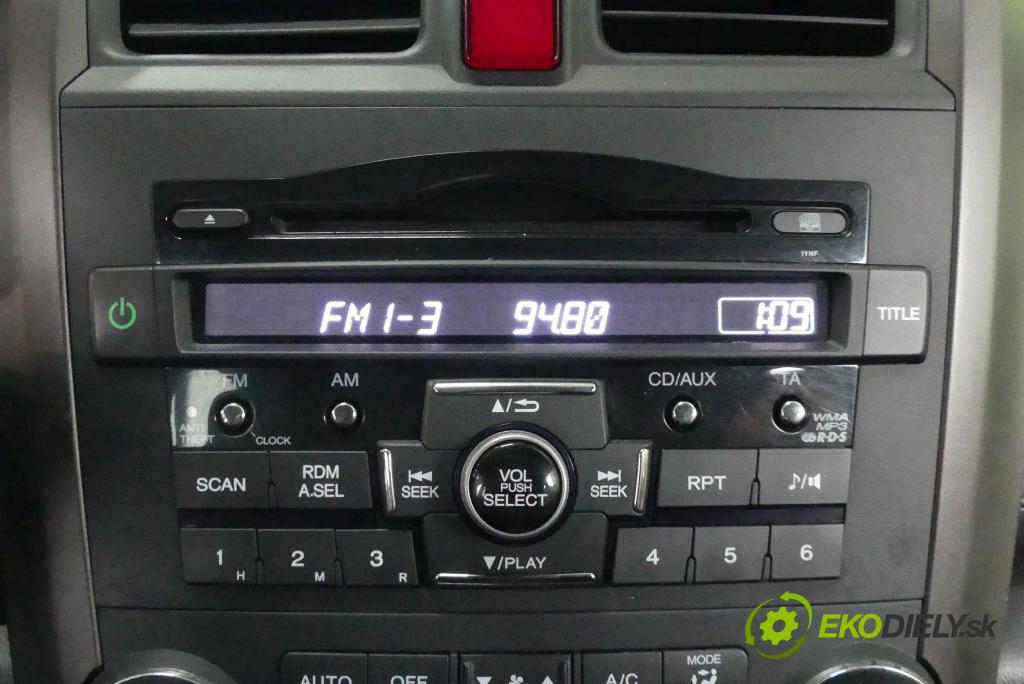 Honda CR-V III 2006-2011 2.2 i-DTEC: 150 HP manual 110 kW 2199 cm3 5- Radio originál 39100-SWA-G012-M1