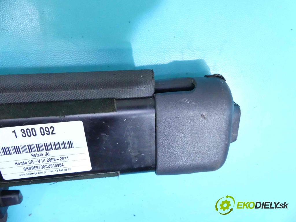 Honda CR-V III 2006-2011 2.2 i-DTEC: 150 HP manual 110 kW 2199 cm3 5- roleta  (Rolety kufra)