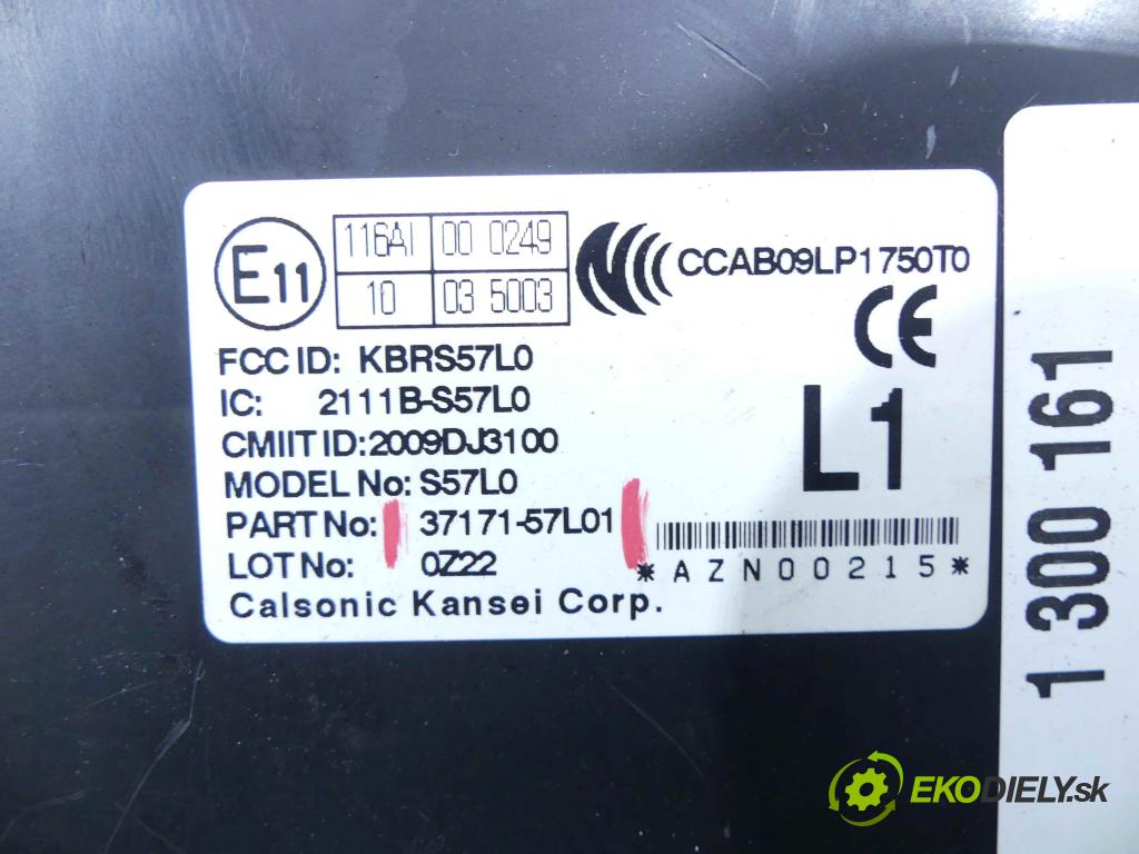 Suzuki Kizashi 2.4 16v 178HP: manual 131 kW 2393 cm3 4- modul riadiaca jednotka 37171-57L01 (Ostatné)