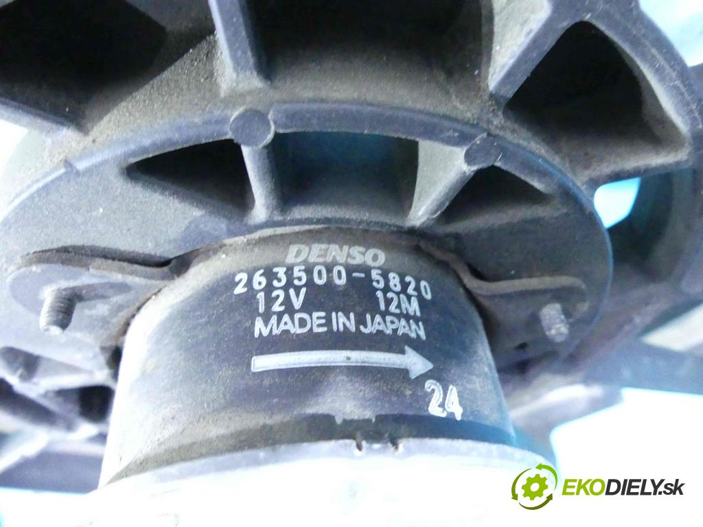Suzuki Kizashi 2.4 16v 178HP: manual 131 kW 2393 cm3 4- Ventilátor chladiča 263500-5820
