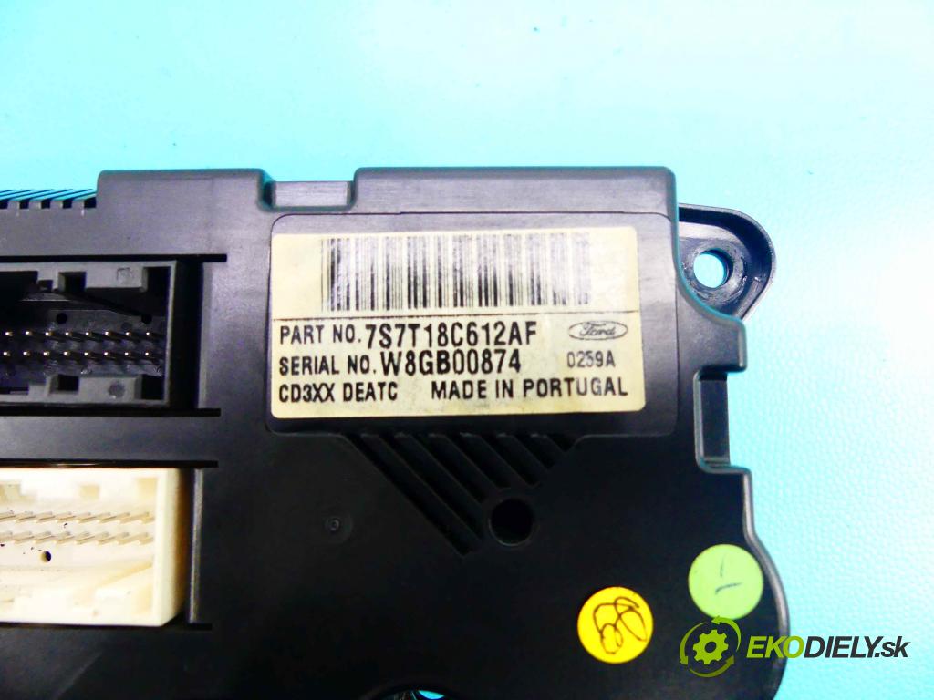 Ford Mondeo Mk4 2007-2014 1.8 tdci 125 HP manual 92 kW 1753 cm3 5- panel kúrenia 7S7T18C612AF