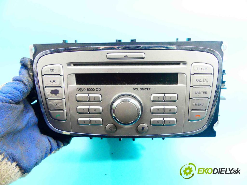 Ford Mondeo Mk4 2007-2014 1.8 tdci 125 HP manual 92 kW 1753 cm3 5- Radio originál 7S7T-18C815-BA