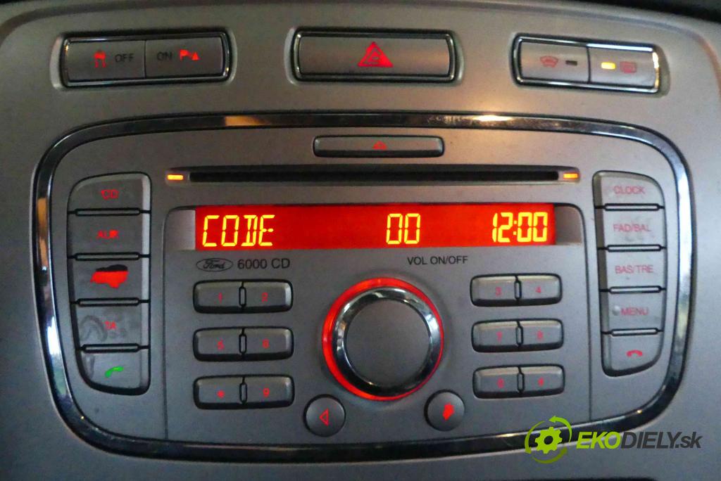 Ford Mondeo Mk4 2007-2014 1.8 tdci 125 HP manual 92 kW 1753 cm3 5- Radio originál 7S7T-18C815-BA