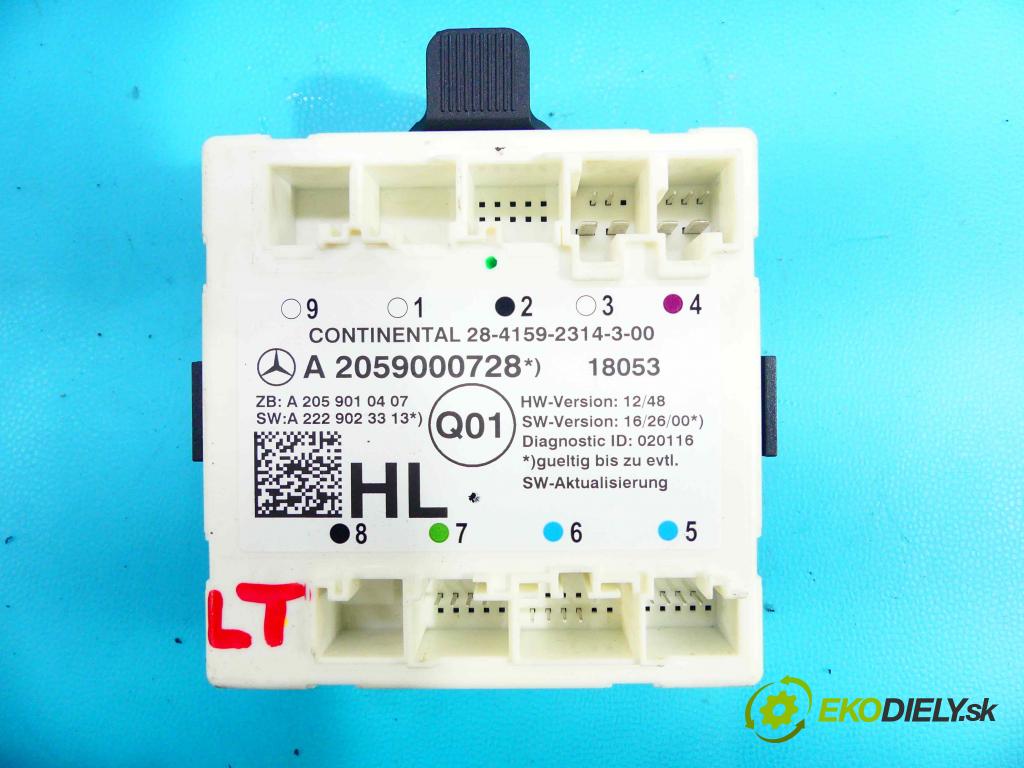 Mercedes GLC coupe X253 2015-2022 2.0 T 211KM automatic 155 kW 1991 cm3 5- modul riadiaca jednotka A2059000728 (Ostatné)