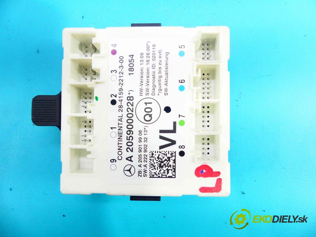 Mercedes GLC coupe X253 2015-2022 2.0 T 211KM automatic 155 kW 1991 cm3 5- modul riadiaca jednotka A2059000228 (Ostatné)