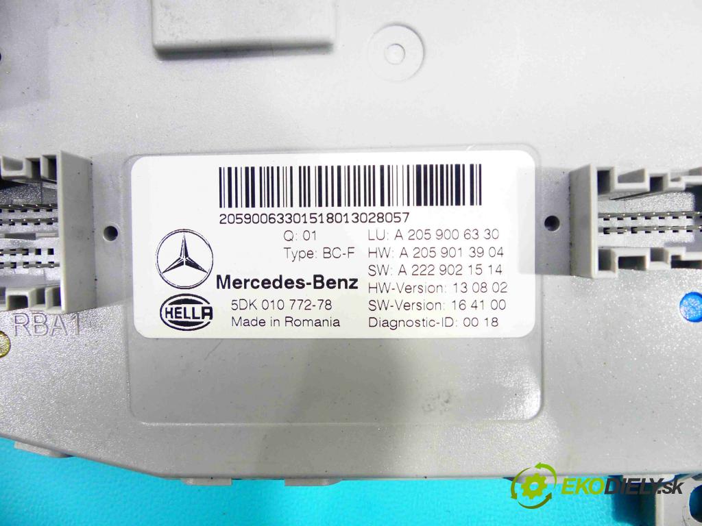 Mercedes GLC coupe X253 2015-2022 2.0 T 211KM automatic 155 kW 1991 cm3 5- modul riadiaca jednotka A2059006330 (Ostatné)