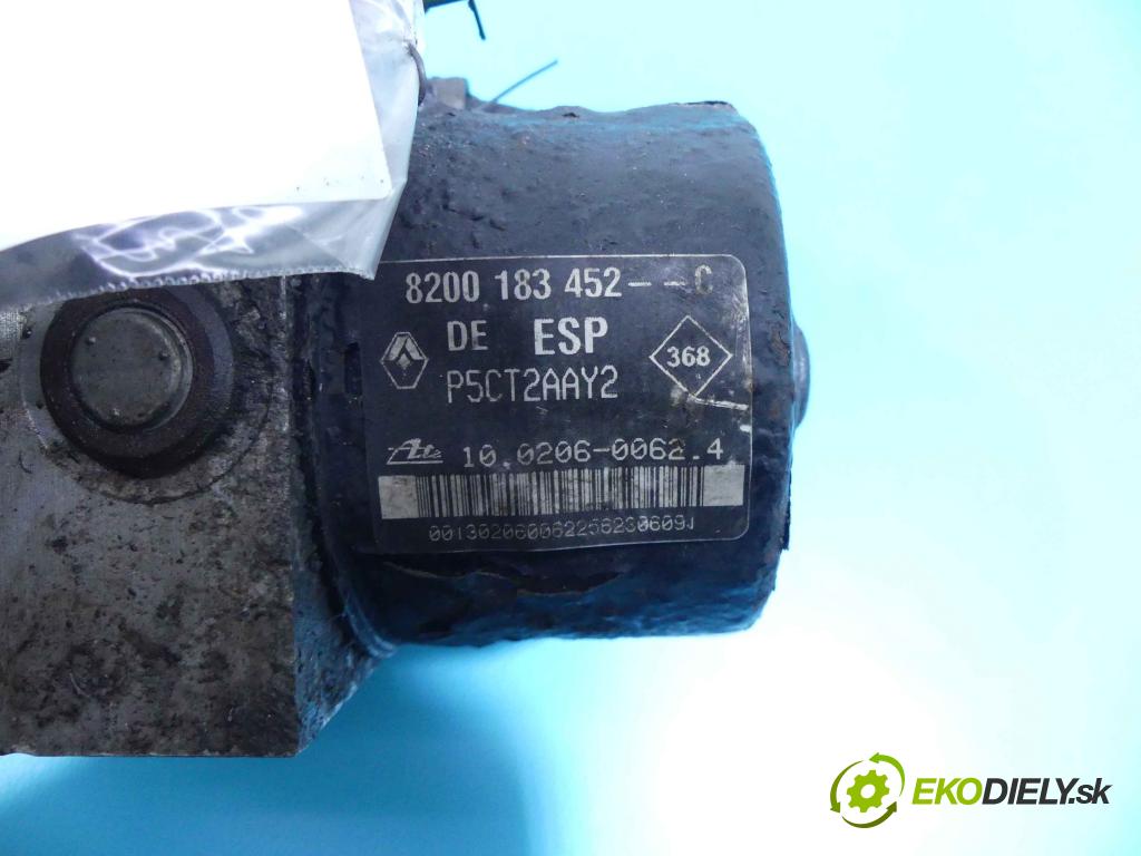 Renault Laguna II 2001-2007 1.9 dci 120 HP manual 88 kW 1870 cm3 5- čerpadlo abs 100960-14203 (Pumpy ABS)