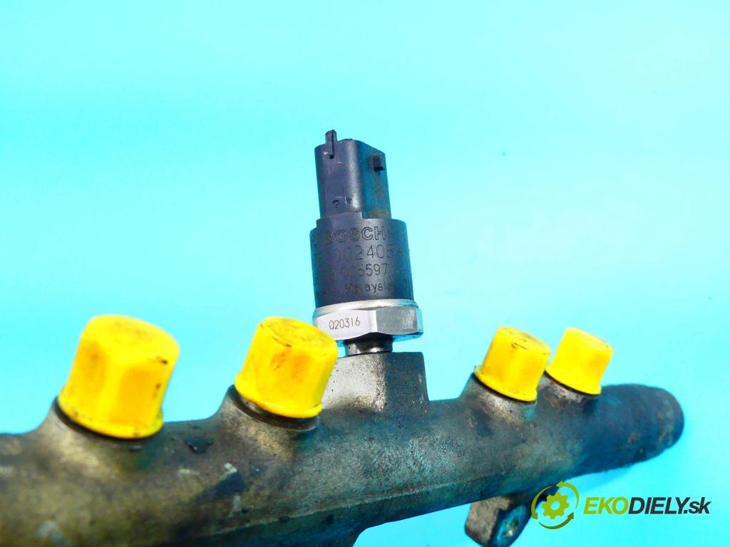 Fiat Punto II 1999-2010 1.9 jtd 86 HP manual 63 kW 1910 cm3 5- lišta vstrekovacia 0445214016 (Vstrekovacie lišty)