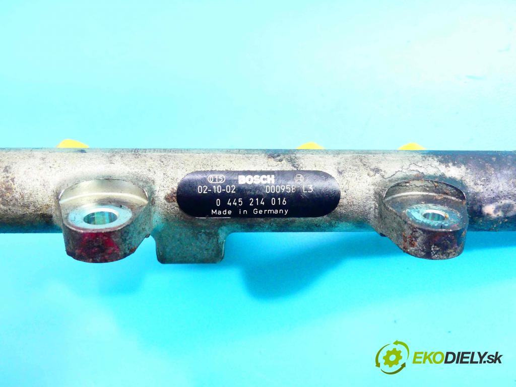 Fiat Punto II 1999-2010 1.9 jtd 86 HP manual 63 kW 1910 cm3 5- lišta vstrekovacia 0445214016 (Vstrekovacie lišty)