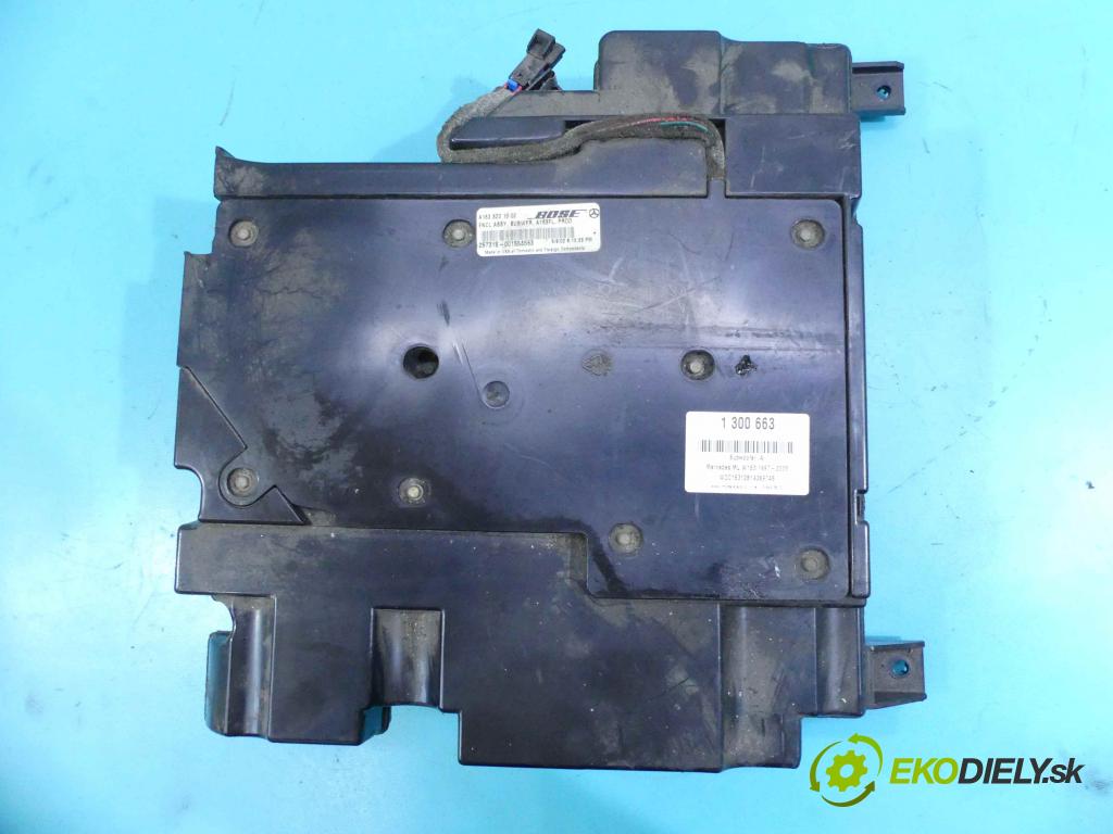 Mercedes ML W163 1997-2005 4.0 CDI V8 250 HP automatic 184 kW 3996 cm3 5- Subwoofer: A1638201002 (Audio zariadenia)