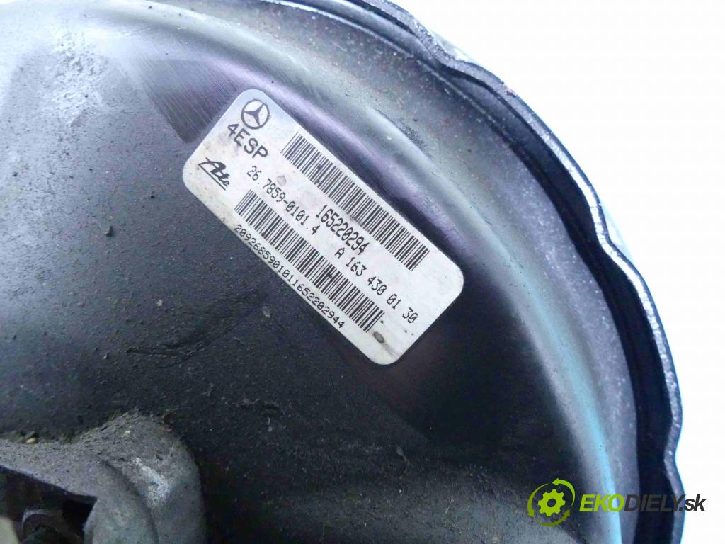 Mercedes ML W163 1997-2005 4.0 CDI V8 250 HP automatic 184 kW 3996 cm3 5- servo brzdové A1634300130