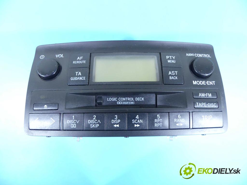 Toyota Corolla E12 2001-2009 1.4 vvti 97KM manual 71 kW 1398 cm3 5- Radio originál 86120-02250
