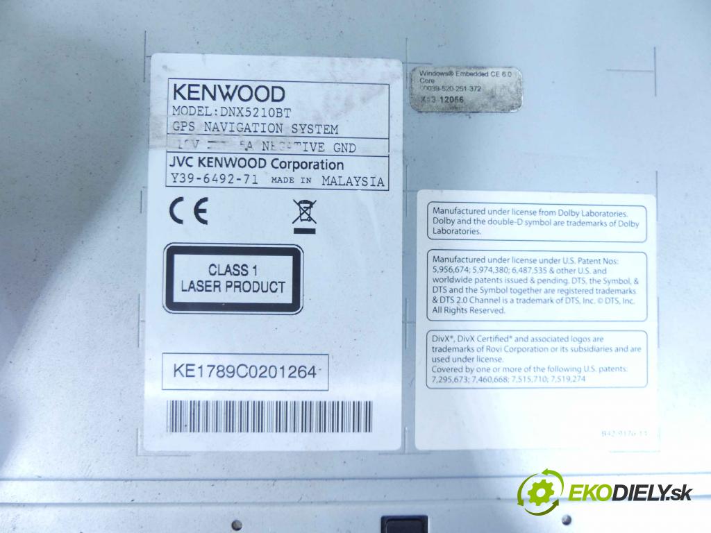 Suzuki Kizashi 2.4 16v 178HP: manual 131 kW 2393 cm3 4- Radio DNX5210BT