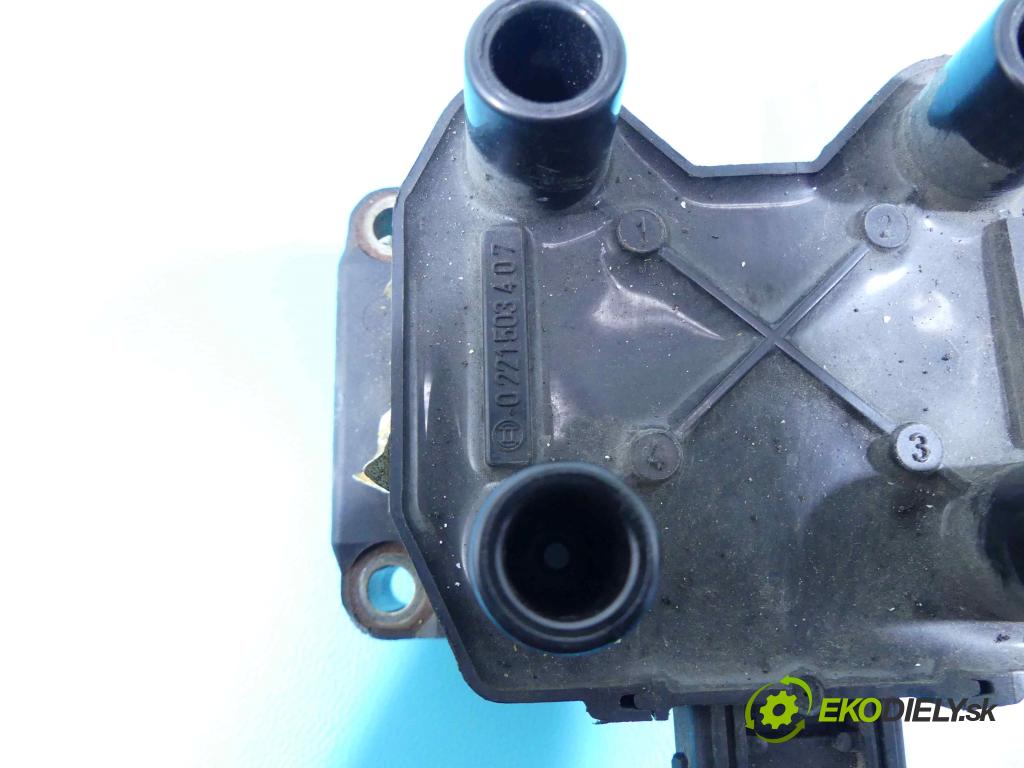 Fiat Albea 1.2 16v 80 HP manual 59 kW 1242 cm3 4- cievka zapaľovacia 0221503407 (Zapaľovacie cievky, moduly)