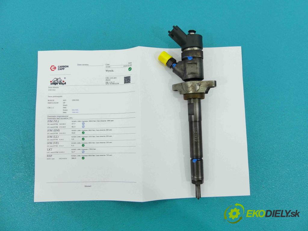 Ford Focus Mk2 2004-2011 1.6 tdci 90 HP manual 66 kW 1560 cm3 5- vstrek 0445110239 (Vstrekovače)