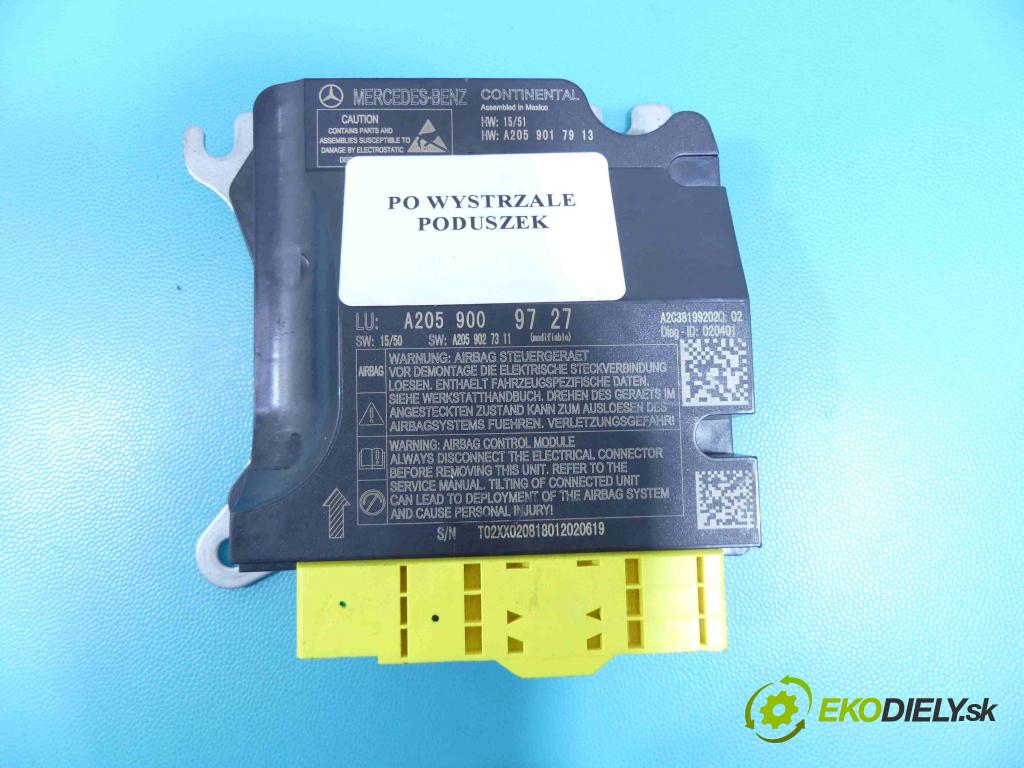 Mercedes GLC coupe X253 2015-2022 2.0 T 211KM automatic 155 kW 1991 cm3 5- modul riadiaca jednotka A2059009727 (Ostatné)