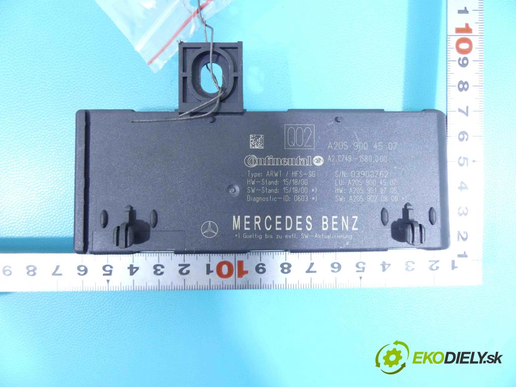 Mercedes GLC coupe X253 2015-2022 2.0 T 211KM automatic 155 kW 1991 cm3 5- modul riadiaca jednotka A2059004507 (Ostatné)