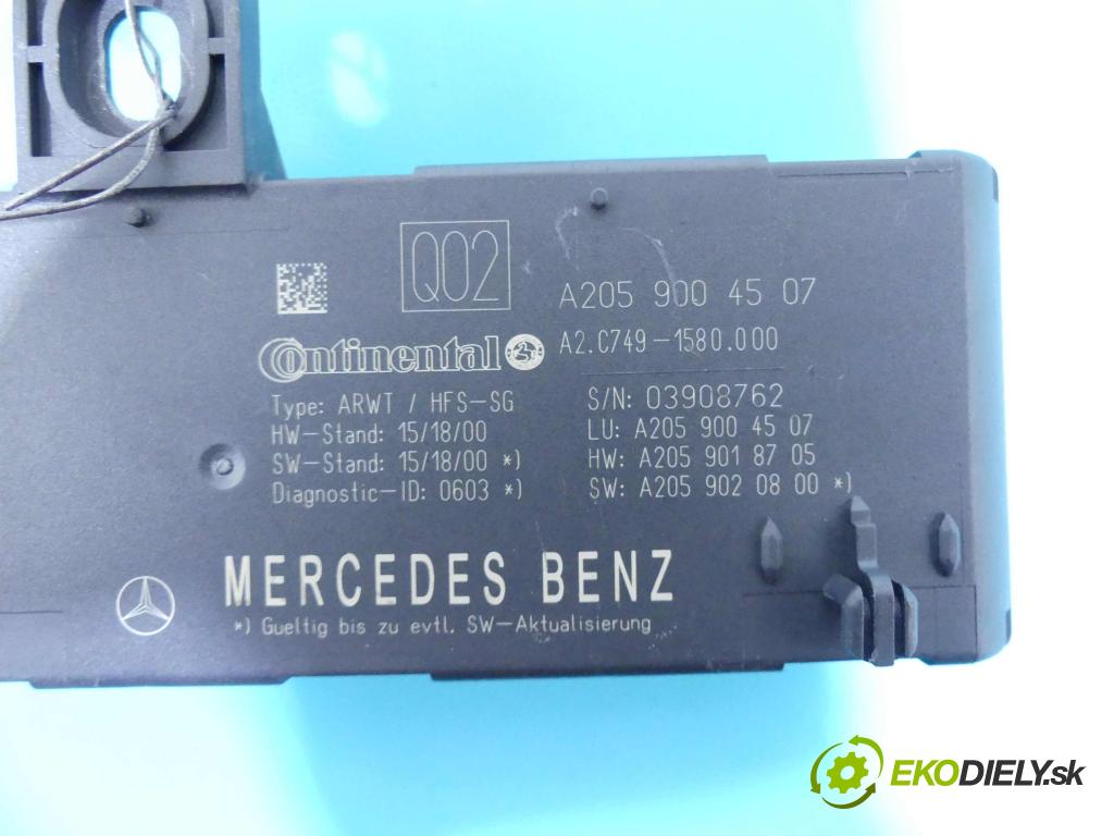 Mercedes GLC coupe X253 2015-2022 2.0 T 211KM automatic 155 kW 1991 cm3 5- modul riadiaca jednotka A2059004507 (Ostatné)