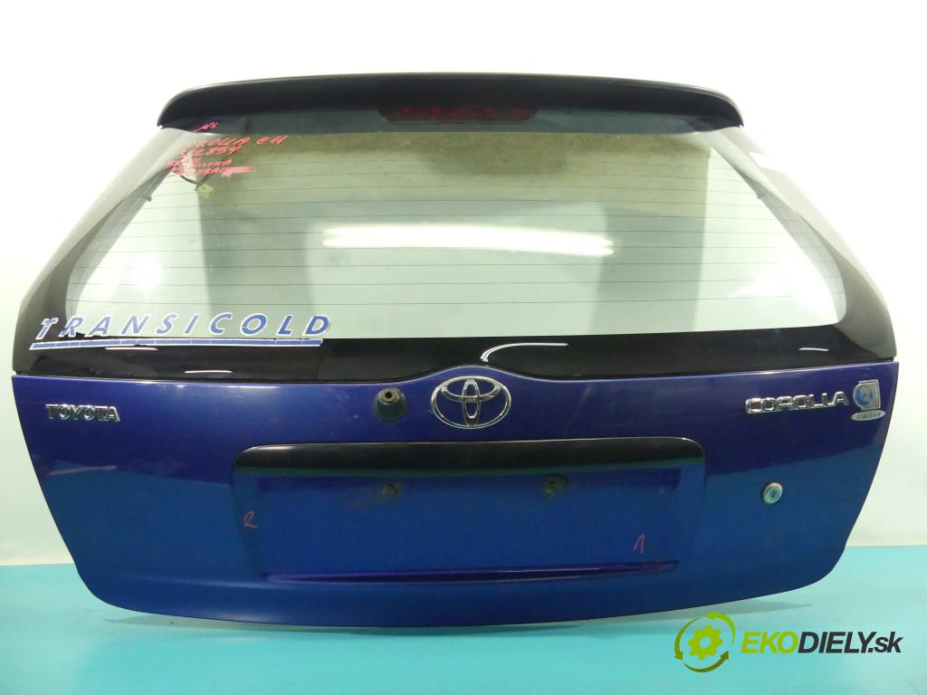 Toyota Corolla E11 1997-2002 1,4.0 16v 86 hp manual 63 kW 1332 cm3 3- zadní kufrové dveře  (Zadní kapoty)