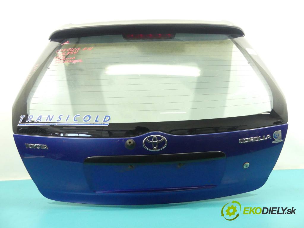 Toyota Corolla E11 1997-2002 1,4.0 16v 86 hp manual 63 kW 1332 cm3 3- zadní kufrové dveře  (Zadní kapoty)