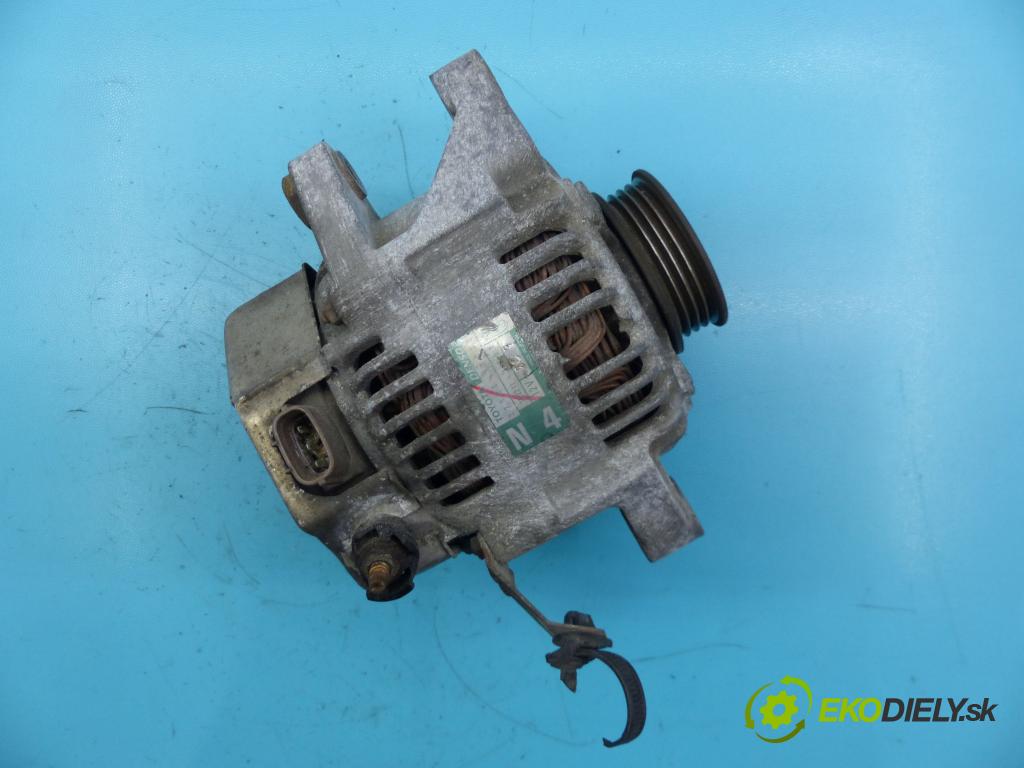 Toyota Yaris I 1999-2005 1.3 vvti 86 hp manual 63 kW 1299 cm3 5- Alternator  (Alternátory)