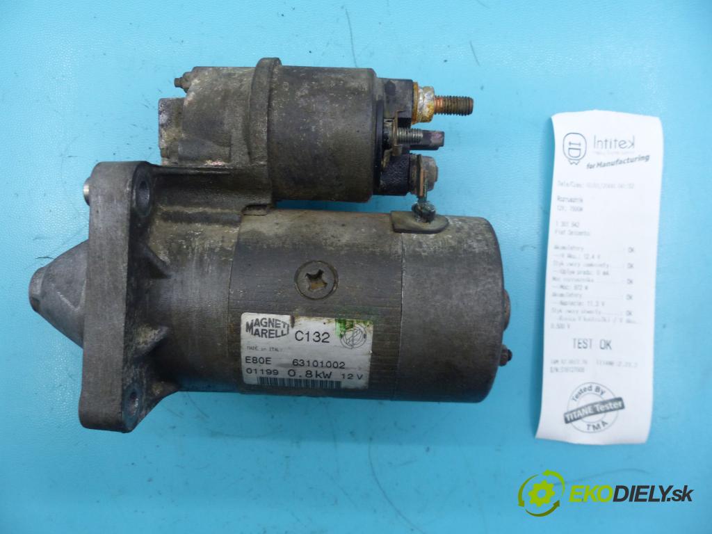 Fiat Seicento 1.1 54 HP manual 40 kW 1108 cm3 3- štartér 63101002 (Štartéry)