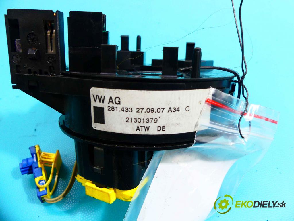 Vw Transporter T5 2003-2015 1.9 tdi 102 HP manual 75 kW 1896 cm3 5- Páska: airbag 21301379 (Airbagy)