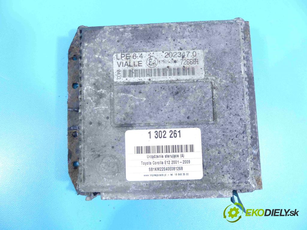 Toyota Corolla E12 2001-2009 1.4 vvti 97KM manual 71 kW 1398 cm3 5- modul riadiaca jednotka 2023470 (Ostatné)