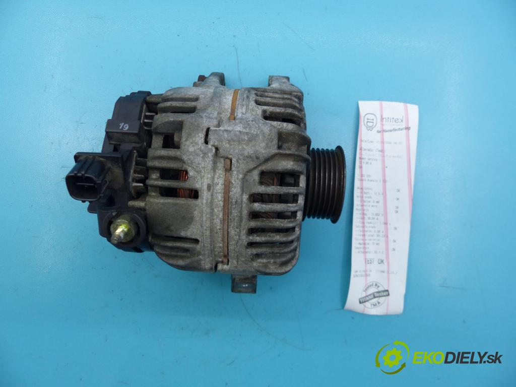 Toyota Avensis I T22 1997-2003 1.6 vvti 110 hp manual 81 kW 1598 cm3 5- Alternator  (Alternátory)