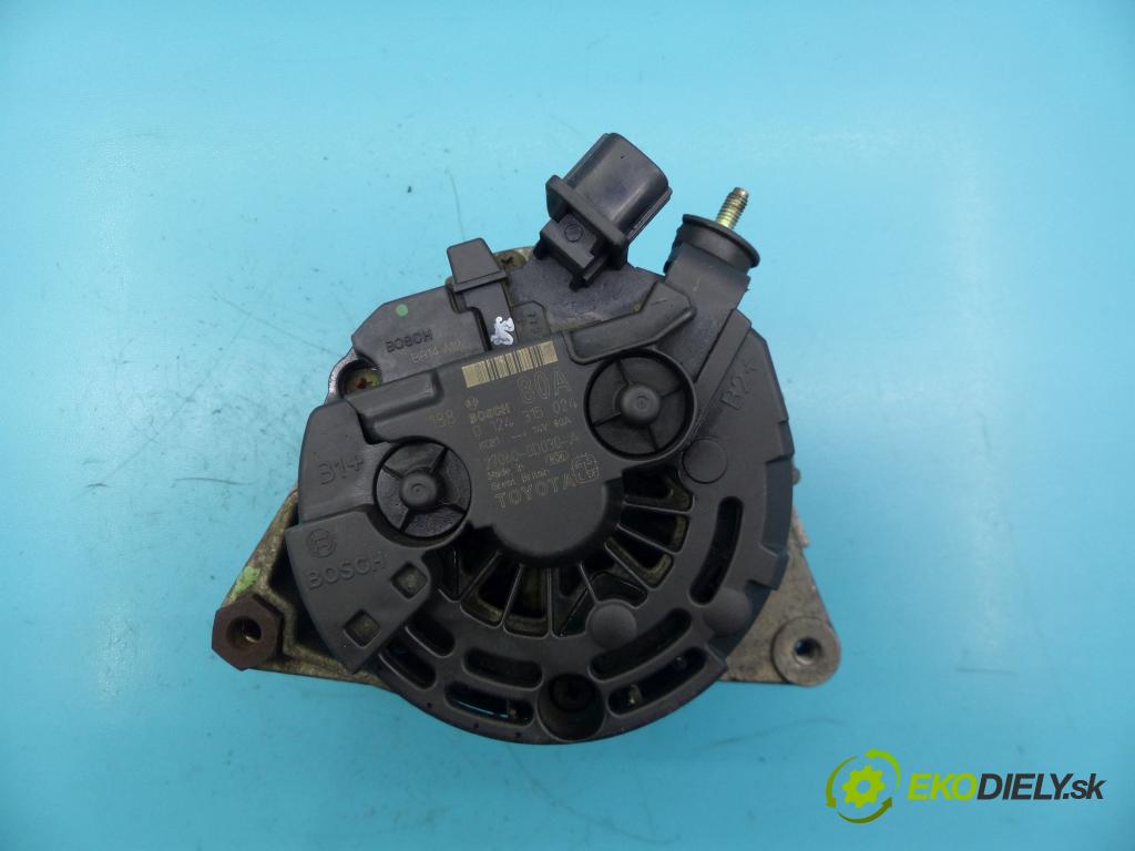 Toyota Avensis I T22 1997-2003 1.6 vvti 110 hp manual 81 kW 1598 cm3 5- Alternator  (Alternátory)