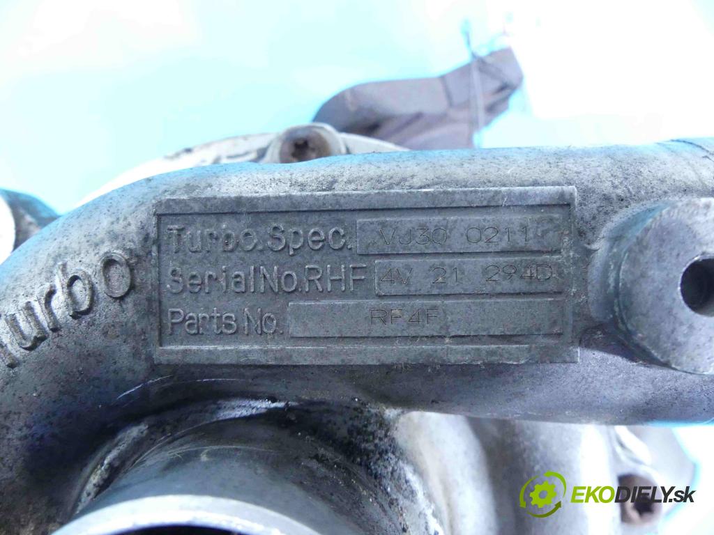 Mazda 323f 2.0 ditd 101 HP manual 74 kW 1998 cm3 5- turbodúchadlo, turbo VJ30 (Turbodúchadlá (kompletné))