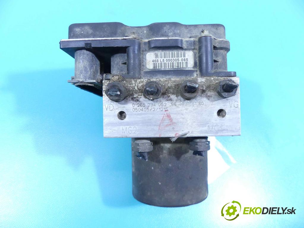Peugeot 607 2.2 hdi 133 HP automatic 98 kW 2197 cm3 4- čerpadlo abs 0265234052 (Pumpy ABS)