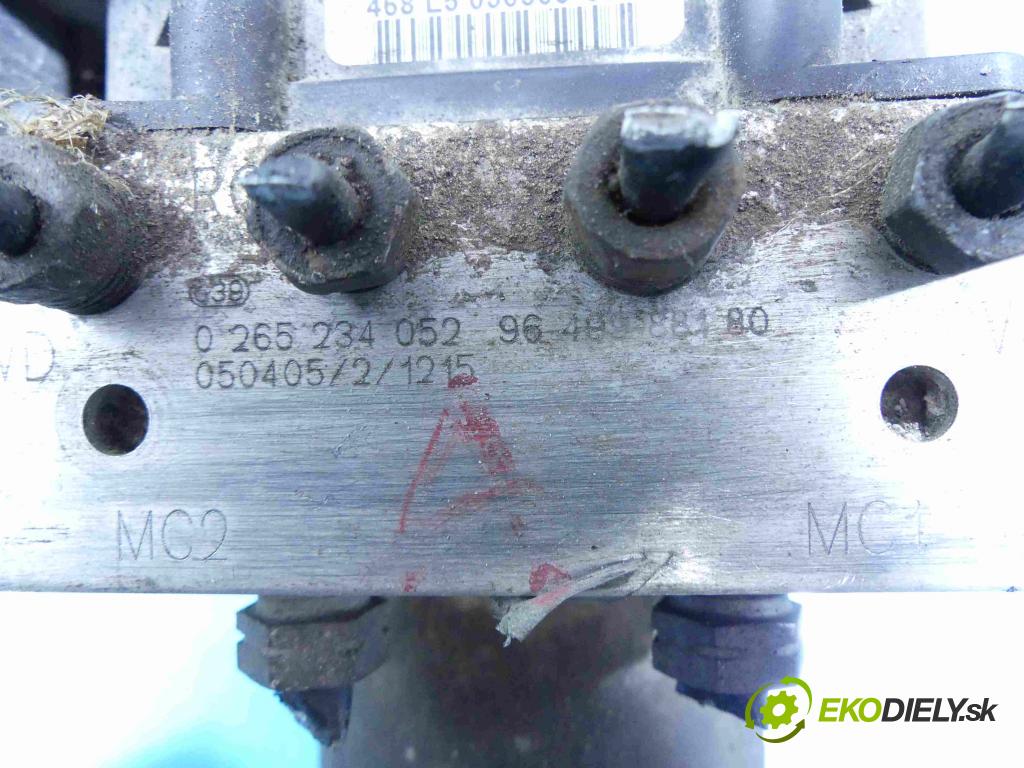 Peugeot 607 2.2 hdi 133 HP automatic 98 kW 2197 cm3 4- čerpadlo abs 0265234052 (Pumpy ABS)