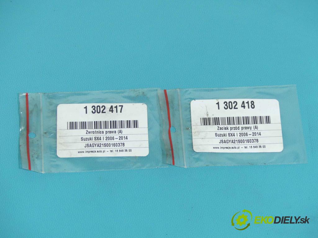 Suzuki SX4 I 2006-2014 1.6 16v 107 HP manual 79 kW 1586 cm3 5- brzdič predné pravý (Ostatné)