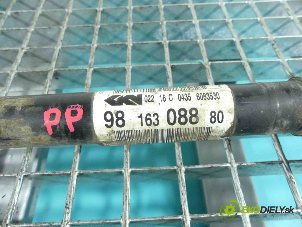 Peugeot 301 1.6 16v 116 HP manual 85 kW 1587 cm3 4- poloos pravé 9816308880 (Poloosy)