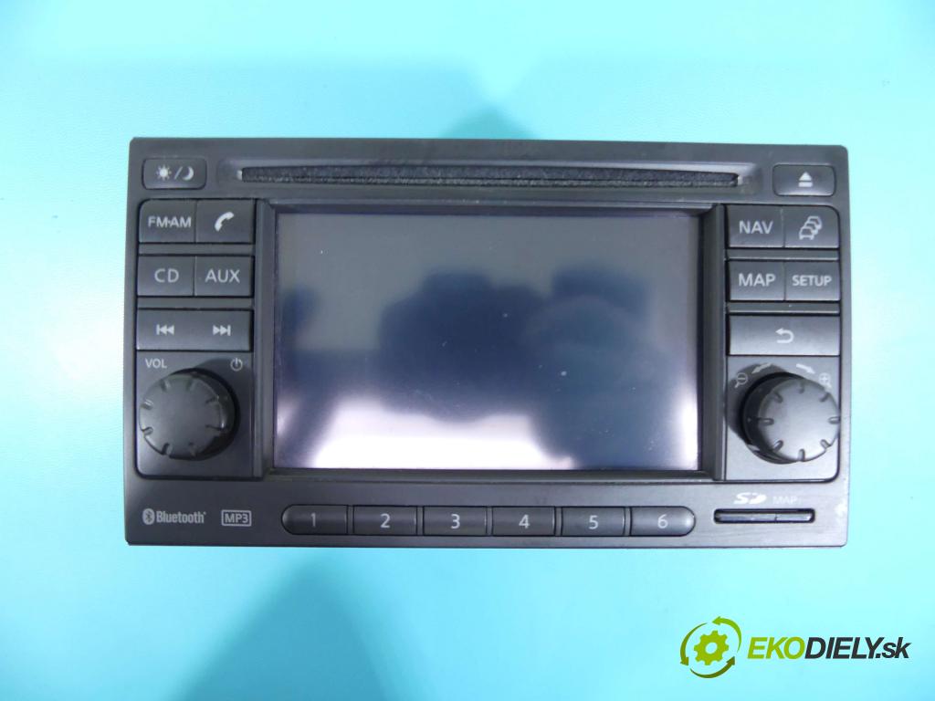 Nissan Qashqai I J10 2006-2013 2.0 dci 150 HP automatic 110 kW 1995 cm3 5- Radio originál 7612830052