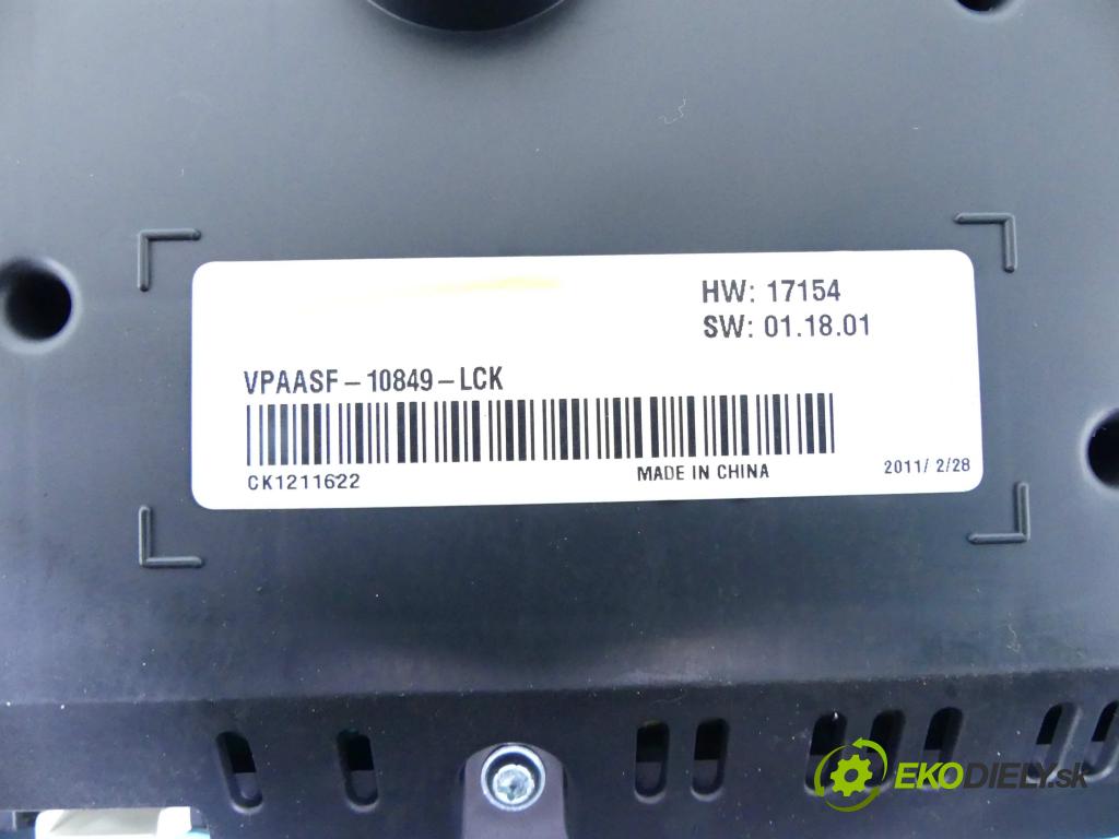 Nissan Qashqai I J10 2006-2013 2.0 dci 150 HP automatic 110 kW 1995 cm3 5- prístrojovka/ budíky 24810BR51D (Prístrojové dosky, displeje)