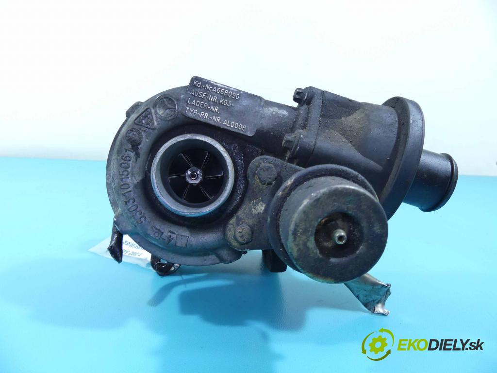 Mercedes A W168 1997-2004 1.7 cdi 95 HP automatic 70 kW 1689 cm3 5- turbodúchadlo, turbo K03-060 (Turbodúchadlá (kompletné))