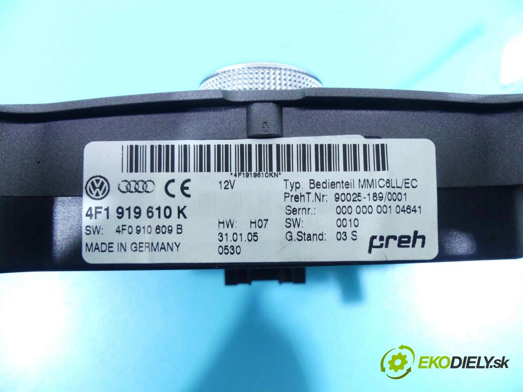 Audi A6 C6 2004-2011 3.0 tdi 224hp automatic 165 kW 2967 cm3 4- prepínač 4F1919610K