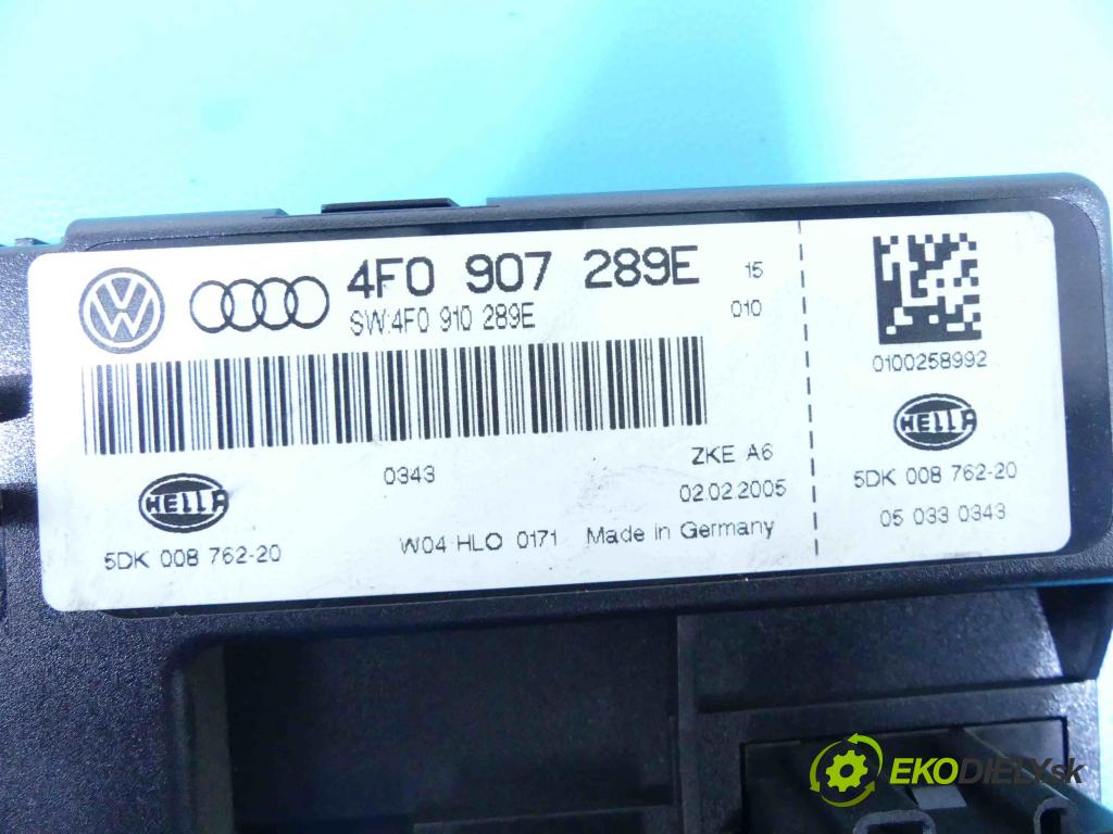 Audi A6 C6 2004-2011 3.0 tdi 224hp automatic 165 kW 2967 cm3 4- modul riadiaca jednotka 4F0907289E (Ostatné)