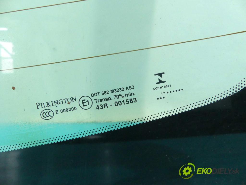 Peugeot 301 1.6 hdi 99 hp manual 73 kW 1560 cm3 4- sklo zadní  (Okna zadní)