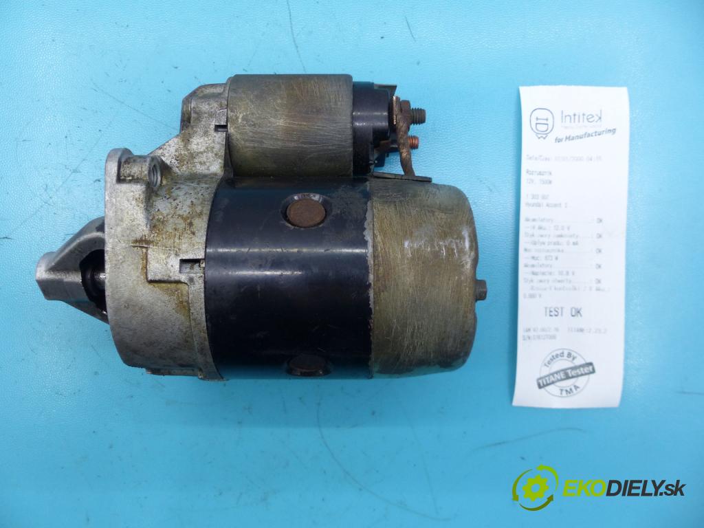 Hyundai Accent I 1994-1999 1.5 12v 88 HP automatic 65 kW 1495 cm3 3- štartér 36100-21770 (Štartéry)