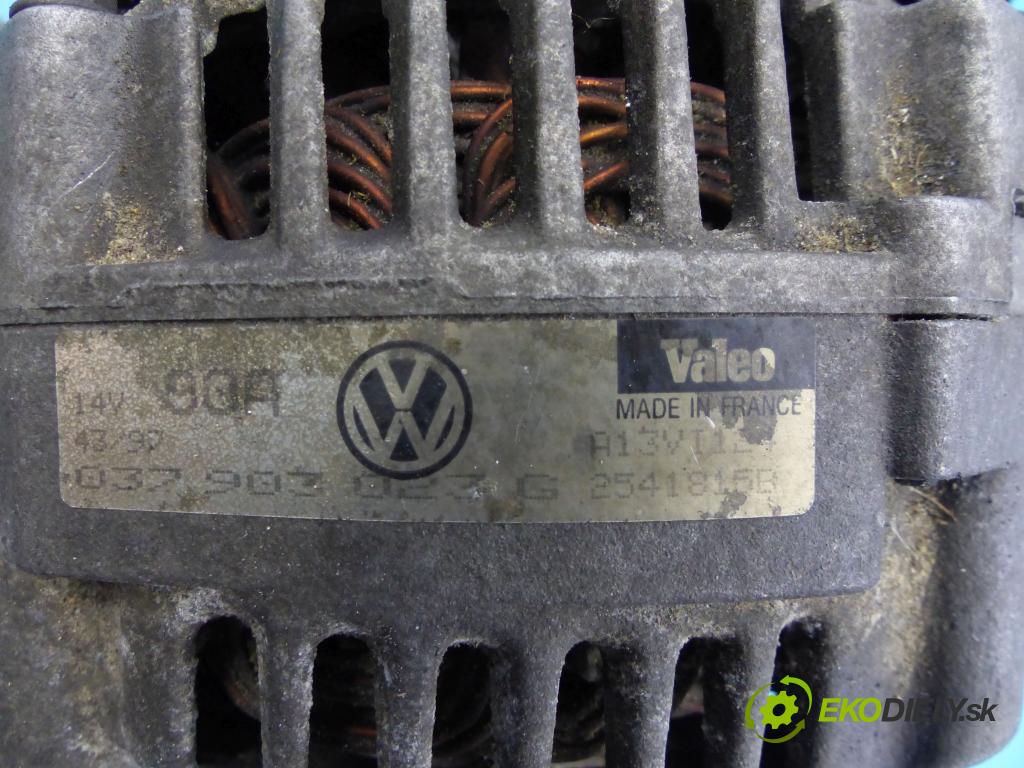 Vw Golf III 1991-1998 1.6 8v 101 HP manual 74 kW 1595 cm3 3- Alternator 037903027G (Alternátory)