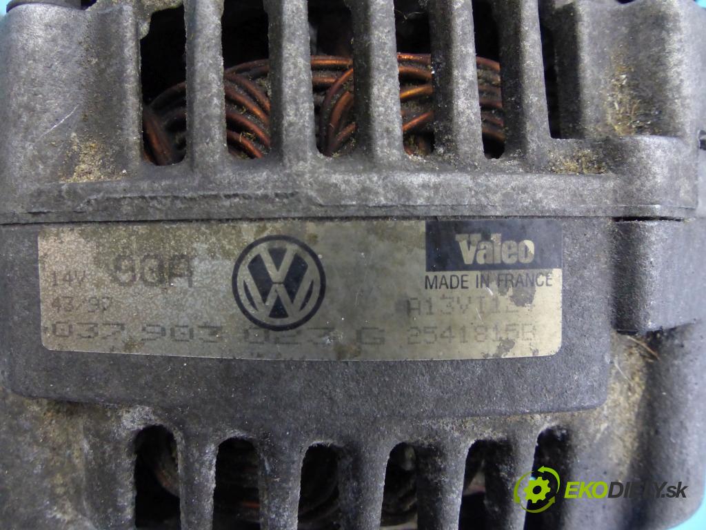 Vw Golf III 1991-1998 1.6 8v 101 hp manual 74 kW 1595 cm3 3- Alternator 037903027G (Alternátory)
