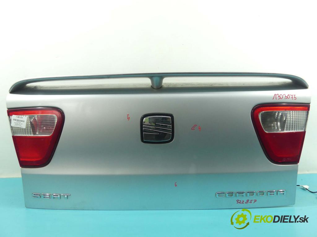 Seat Cordoba I 1993-2002 1.4 16v 75 hp manual 55 kW 1390 cm3 4- zadní kufrové dveře  (Zadní kapoty)