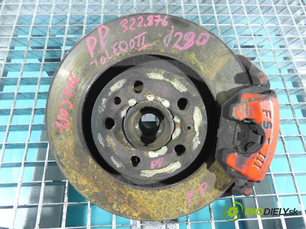 Seat Toledo II 1998-2004 1.9 tdi 110 HP manual 81 kW 1896 cm3 4- náboj pravé  (Náboje)