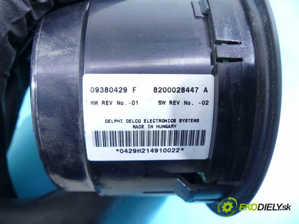 Renault Espace IV 2003-2014 2.0 T 163 HP manual 120 kW 1998 cm3 5- panel kúrenia 8200028447A
