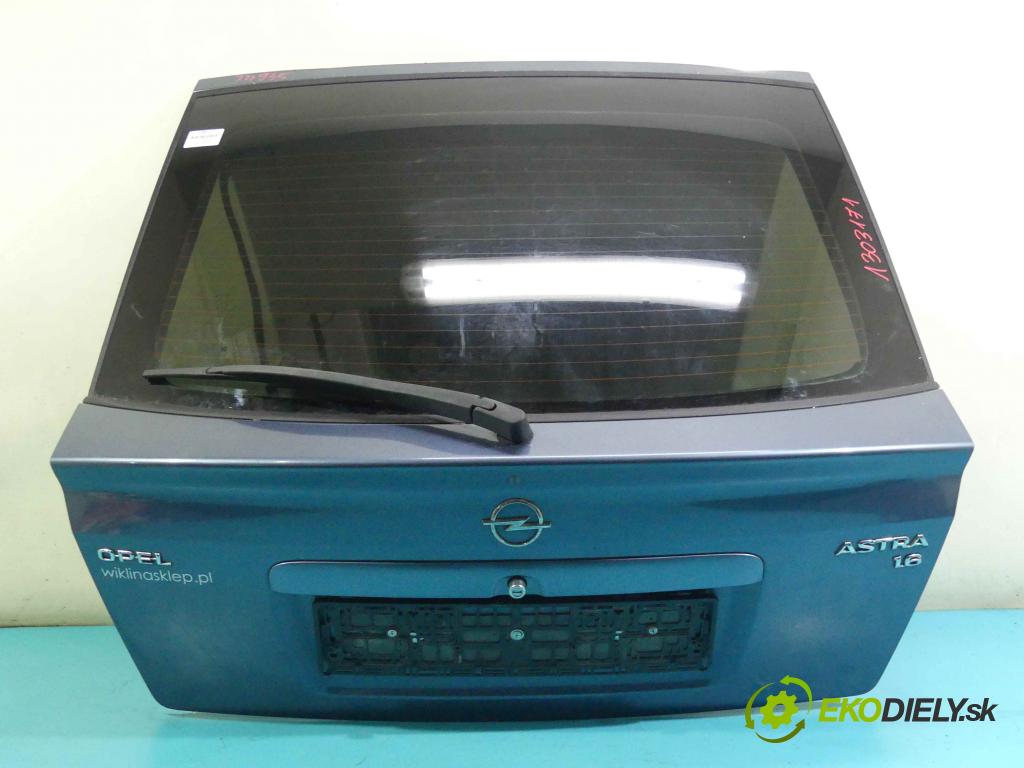 Opel Astra II 1998-2009 1.6 75 hp manual 55 kW 1598 cm3 5- zadní kufrové dveře  (Zadní kapoty)