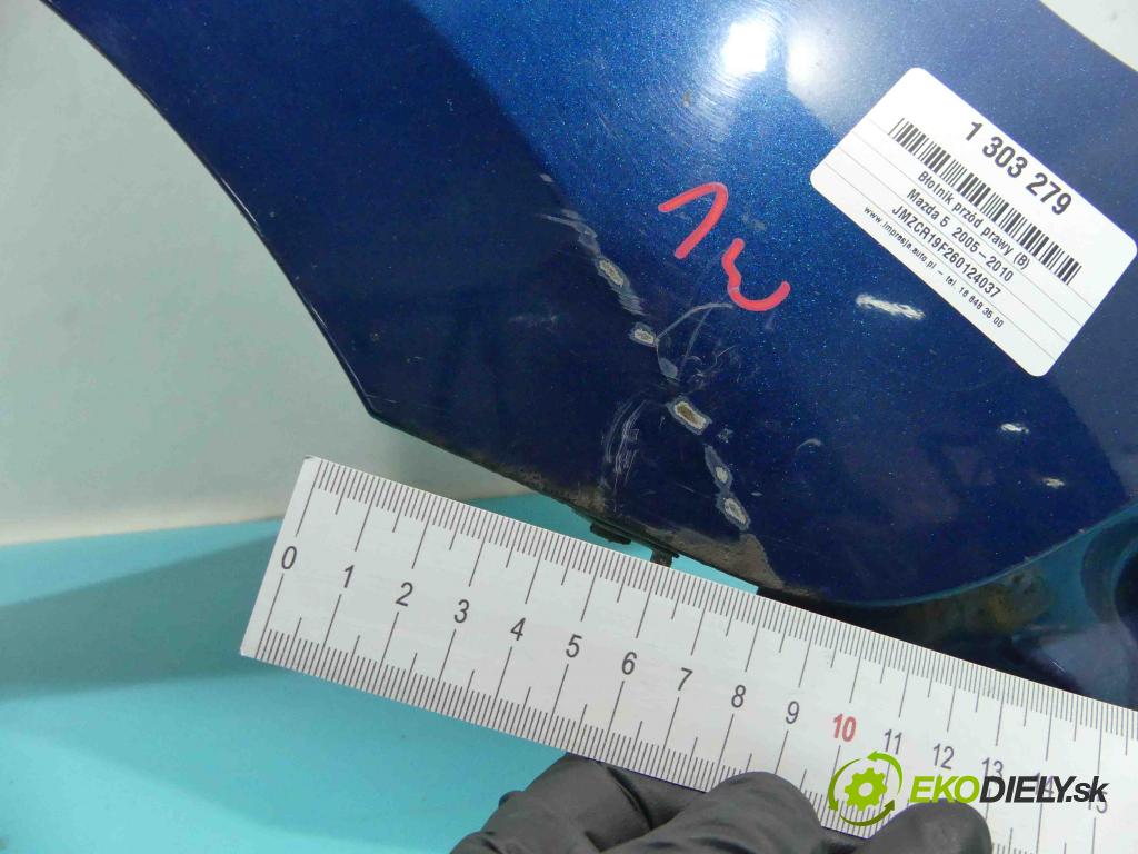 Mazda 5  2005-2010 2.0 16v 145 hp manual 107 kW 1999 cm3 5- blatnik přední pravý