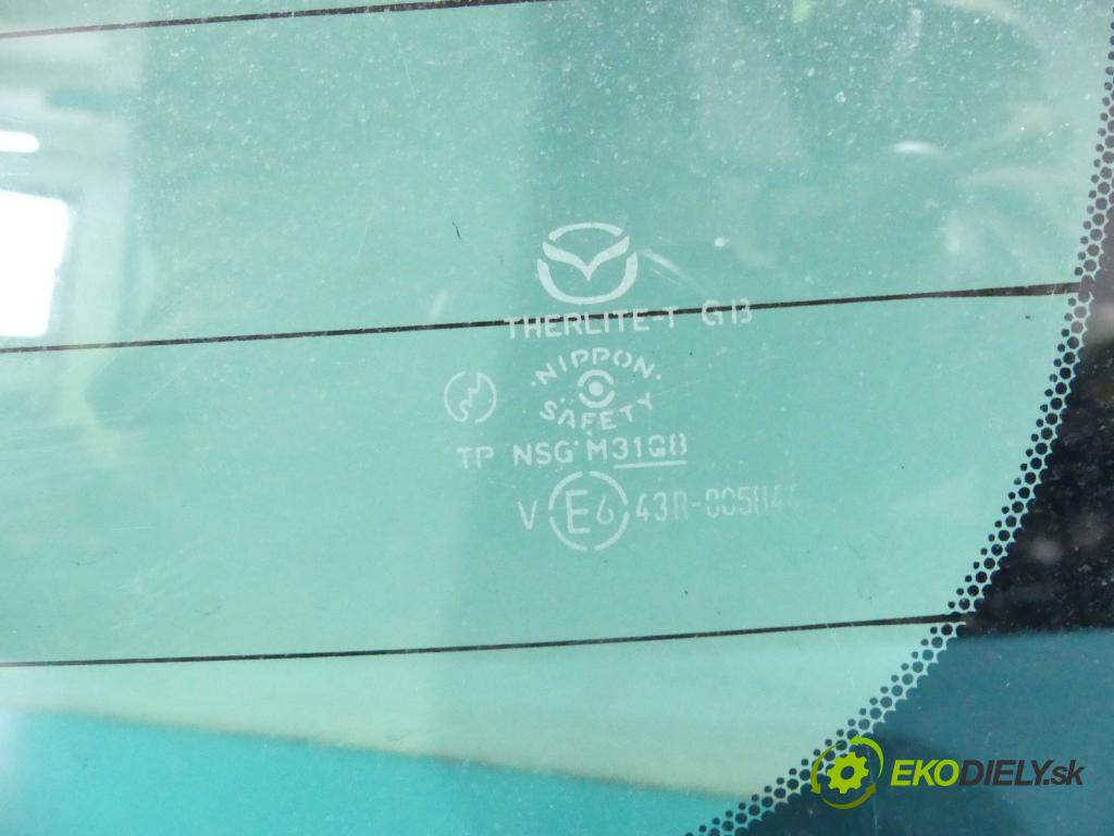 Mazda 5  2005-2010 2.0 16v 145 hp manual 107 kW 1999 cm3 5- sklo zadní  (Okna zadní)